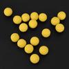 100PCS  Pack Universal EVA Soft Round Refilled Bullets Ball for Rival Toy Gun  (Yellow)