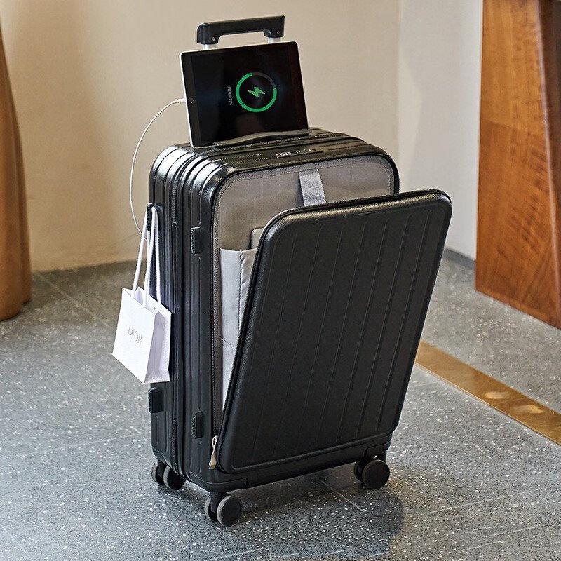 OEING Stylish Front-Opening Charging Luggage