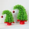 Christmas Tree Ornament PVC Desktop Ornament Flexible Branches