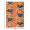 Blue Crab Throw Blanket Summer Beddings Plush Nap Bed Plaid Blankets