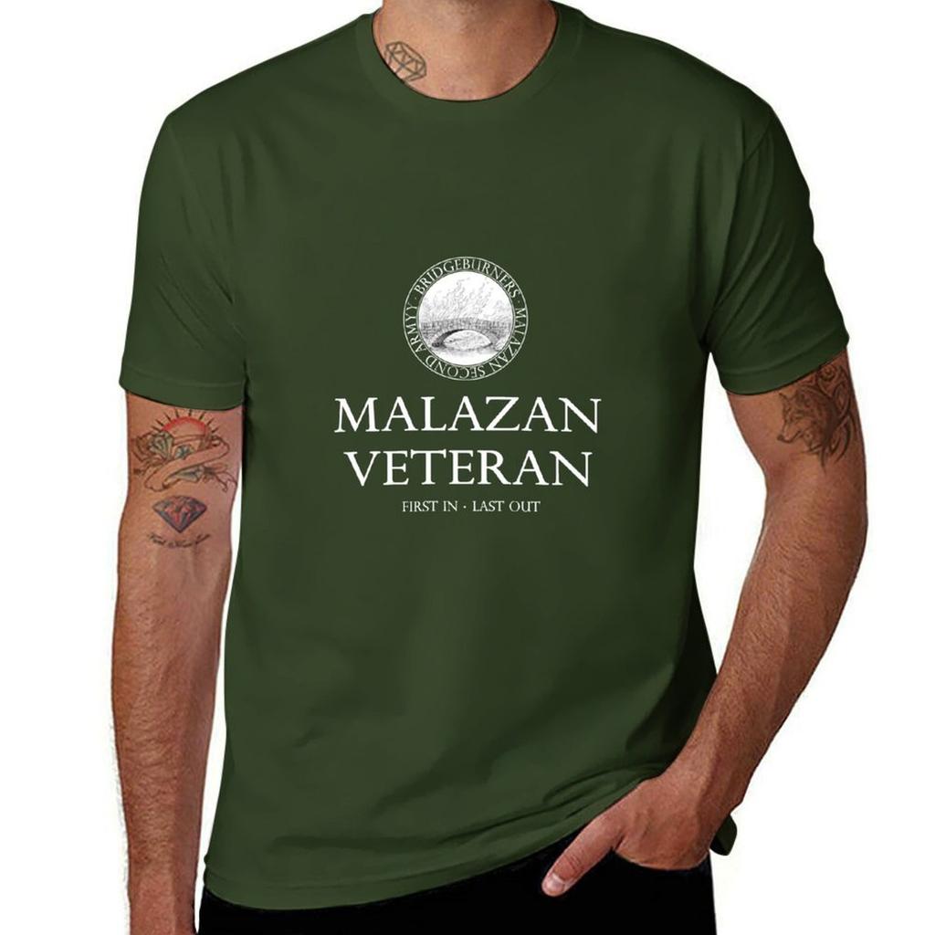 Malazan Veteran Inverted T-Shirt Kawaii Clothes Blanks Aesthetic Clothing for a Boy Mens T Shirt