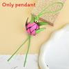 Fruit Keychain Bag Charm Handmade Leather Pineapple For Casual Use