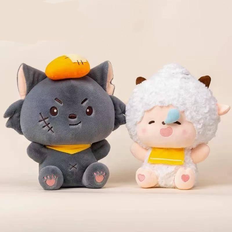 Goat And Pleasant Big Big Wolf Plush Toy Cute Girl Children Holiday Gift Dolls