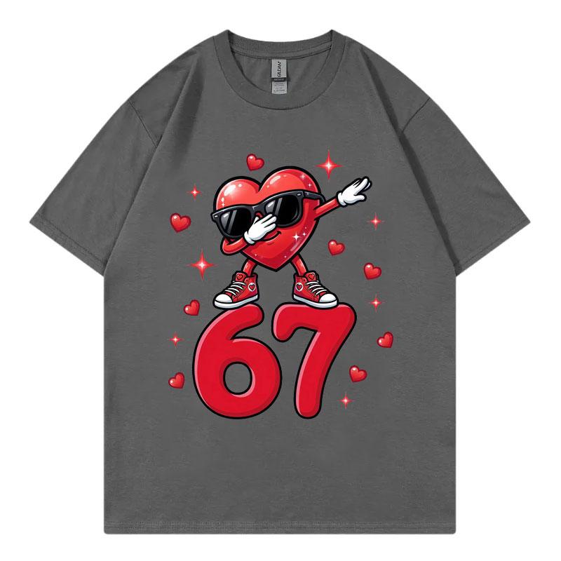 Day Six Seven Meme Graphic T Shirts Men Women Clothing Harajuku Y2k Oversized Tshirts Summer Casual Cotton Short Sleeve Tshirt