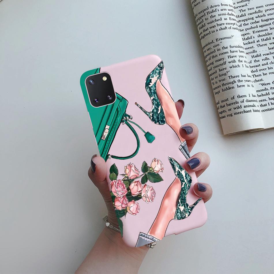 For Samsung Galaxy Note 10 Lite Phone Cover Cute Sweet Girls Patterned Silicone Soft Case For Samsung Note10 Lite S10 Lite Case