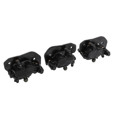 3 Stück Bremssattel-Set mit Bremsbelägen 705600859 Vorne Hinten für Outlander 450 500 570 650 800 850