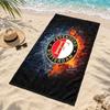 Feyenoord Rotterdam Mikrofaser Strandtuch Schnelltrocknend Sandfrei Leichtgewichtig Strandtücher für Reisen Schwimmen Camping
