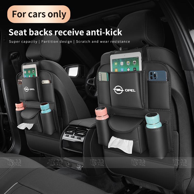 Car Seat Organizer Seat Back Storage Bag Pad For Opel OPCline ASTRA CORSA INSIGNIA MOKKA VECTRA ZAFIRA GTC Tigra Accessories