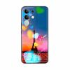 For Vivo Y29 4G Black Back Cover Fashion Flower Butterfly Painting Case Soft TPU Silicone Fundas For  Vivo Y29 4G Protect Cover
