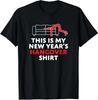 Lustiges Silvester Neujahr Kater T-Shirt