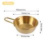 Stainless Steel Korean Style Multipurpose with Handle Bowl Cuisine Fruit Salad Bowl Induction Cooker Heatable