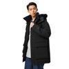 Li Ning Logo Solid Color Warm Classic Zip Up Hooded Down Jacket Unisex outerwear AMMY360-1