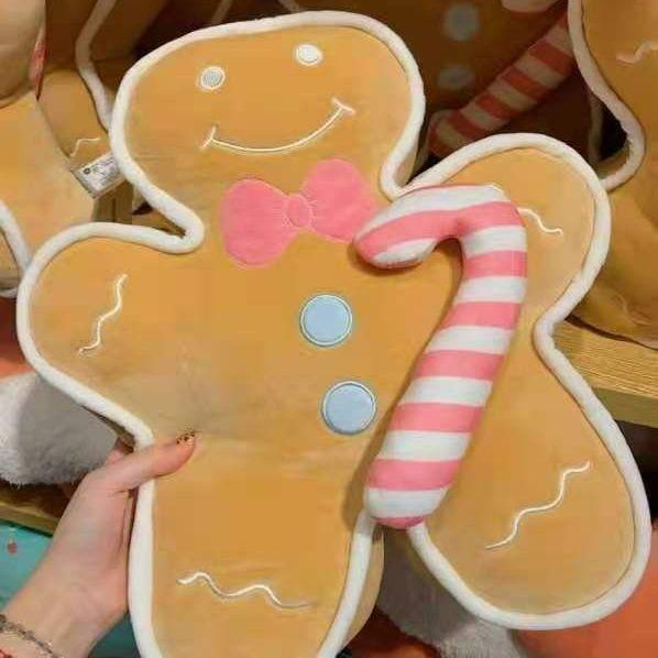 Gingerbread Man Pillow Doll Christmas Gift Moose Doll Plush Toys