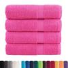 VidaXL Essuie-mains de Qualité Supérieure 4 pcs, Serviettes de Bain, Serviettes à Main, Débarbouillettes de Salle de Bain, 137522