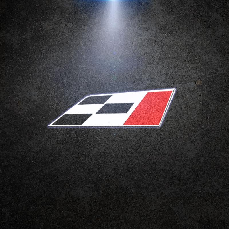 

Race Flag Logo Wireless Courtesy Car Door Projector LED Welcome Lights For Seat Leon Ibiza Arona Ateca Toledo Mii Alteca Decor 1PCS For 1 Door