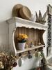 European Retro Storage Rack Solid Wood Do Old Wall Holder Multifunctional Display Stand Indoor Wall Mounted Partition Holder