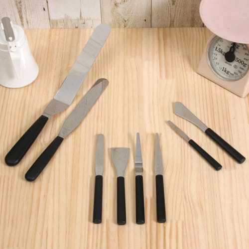 Shimizu Cutlery Mini Spatula with Blade, 35mm, No.7