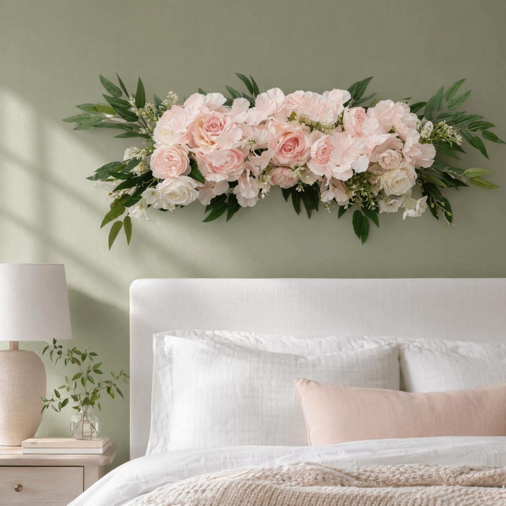 Peonies Rose Mix Flower Wreath Simulation Flower Wedding Arch Flowers Wedding Decor