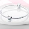 Charms Bead Copper Puppy With Tongue Out Dangle Fit Bangle Bracelet Necklace Diy Jewelry