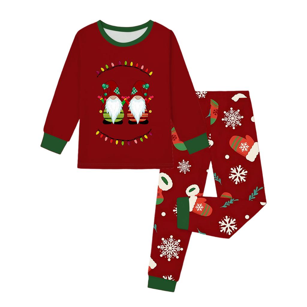 Children's Fashion Suit Skirt Round Neck Long Sleeve Top Pants