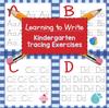The Learning To Write : Kindergarten Tracing Exercises Book
