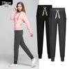 Women's Fleece-Lined Loose Fit Harem Sweatpants - Plus Size Casual Autumn Sports Pants