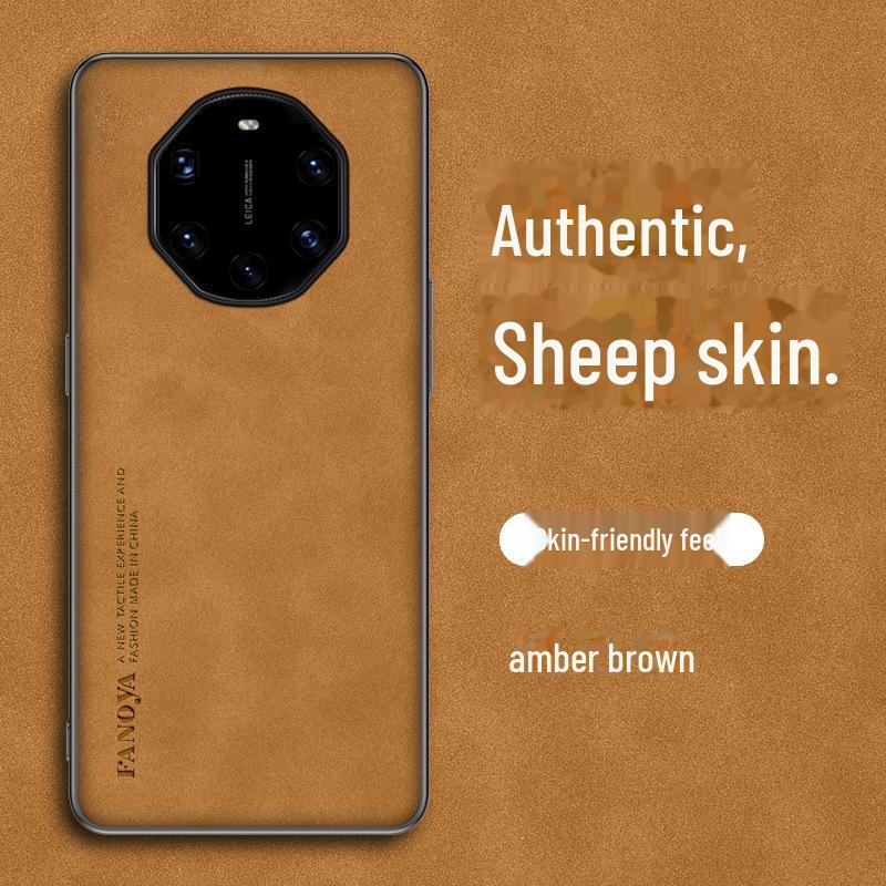 Huawei Mate40RS Porsche Design Sheepskin Case - Lambskin Anti-Fall Protective Cover