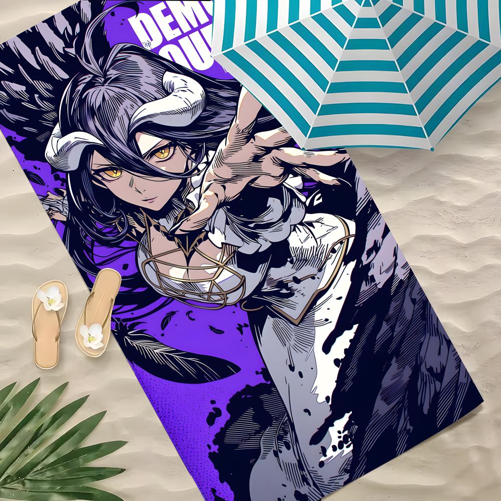 Game Albedo Towel Polyester Beach Towel Quick Dry Sand Free Bath Towel for Summer Pool Travel Vacation