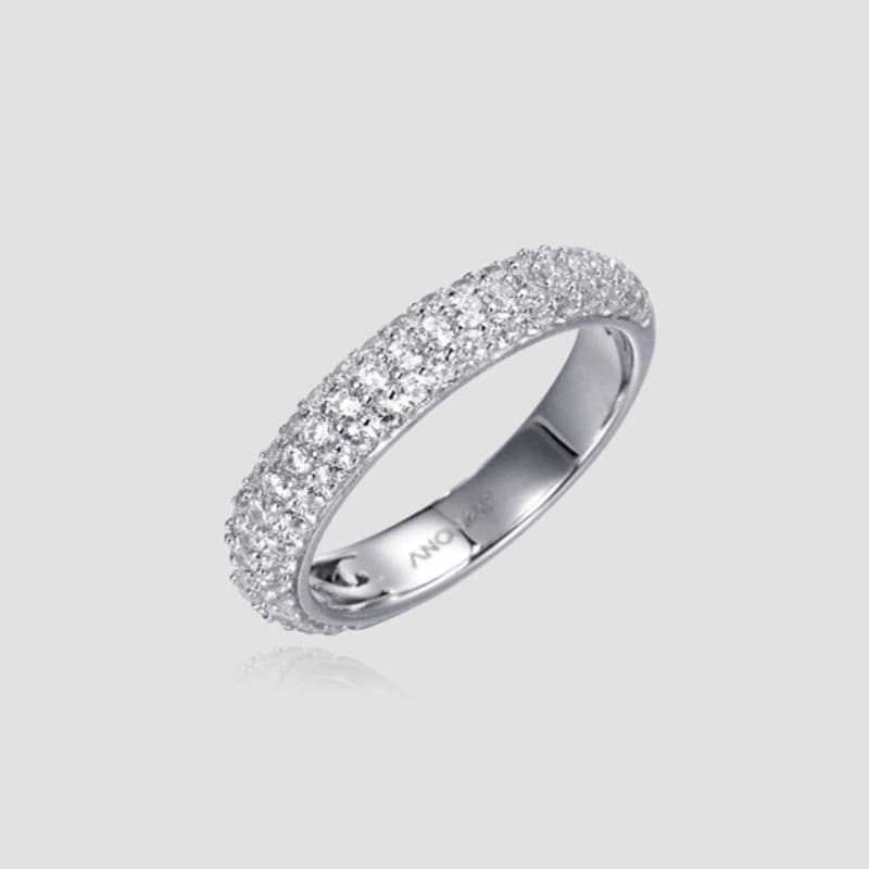 ANON Volume Half Pave Ring