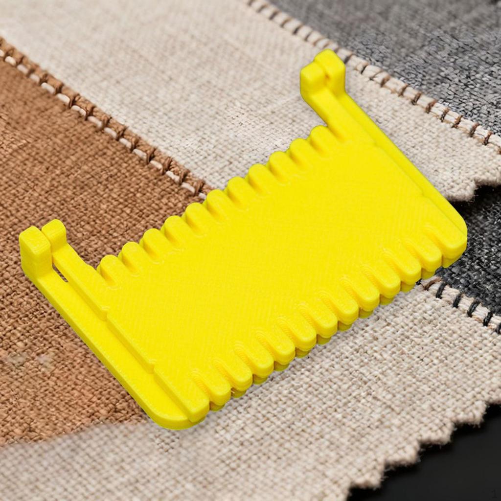 Miarka krawiecka z klipsem, szablon do naszywania, 9,5x4,5 cm, przenośna, wszechstronna, do precyzyjnego podwijania