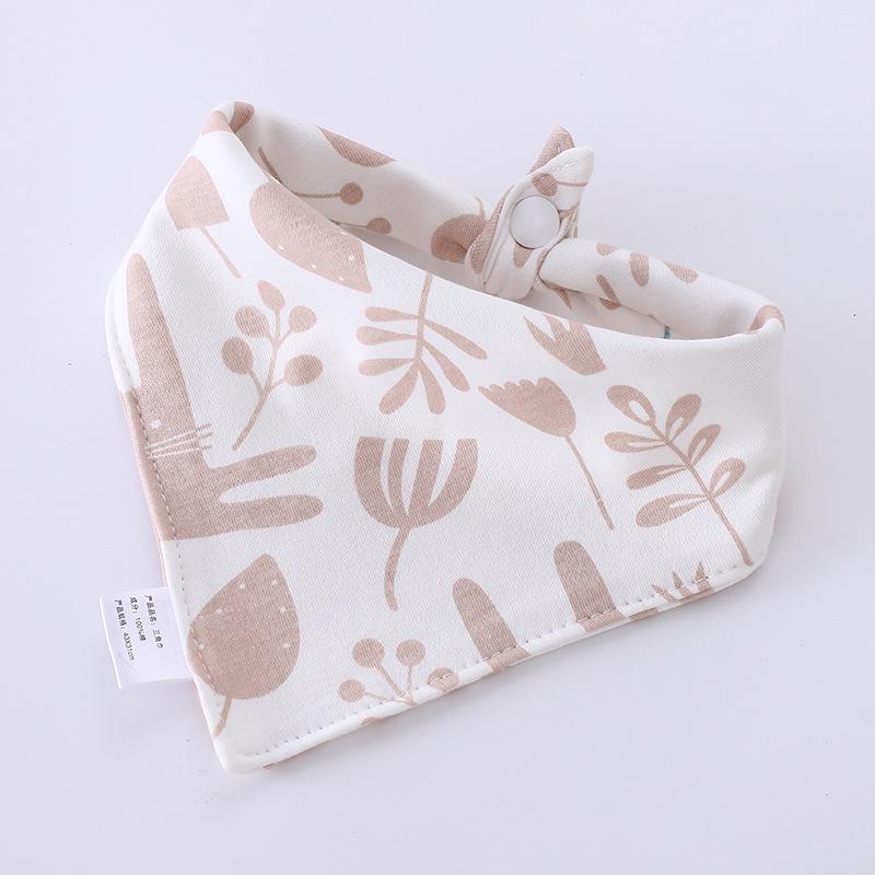 Waterproof Baby Triangle Bib - Pure Cotton for Newborns, Boys & Girls