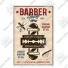 Putuo Decor Vintage Tin Sign Plaque Metal Iron Painting Wall Art Posters for Barber Shop Decoration Accessories Man Cave Home
