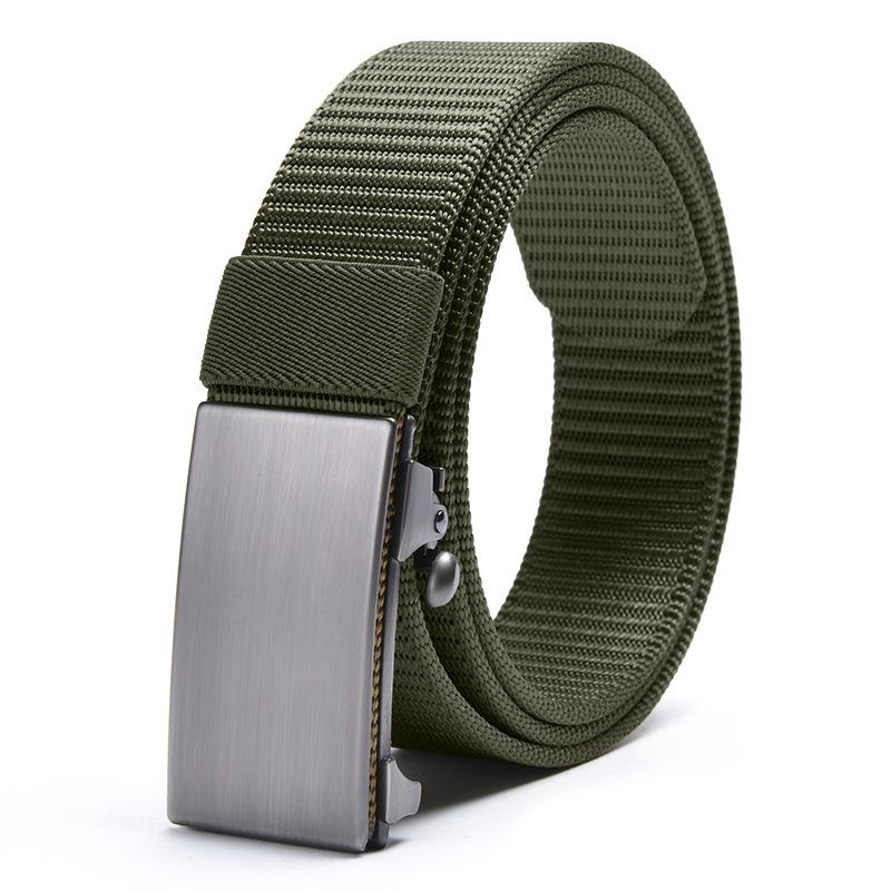 2024 Toothless Automatic Buckle Nylon Canvas Belt - Отдых на природе и дышащий 125 cm