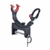 Red Handle Rotating Fishing Rod Holder Lightweight Stable Base ABS Fishing Rod Holder Durable Design Stable Rod Stand