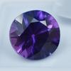 Natural Purple Tanzanite Loose Gemstone 10.25 Ct Round Shape for Jewelry Making and Gem Collections