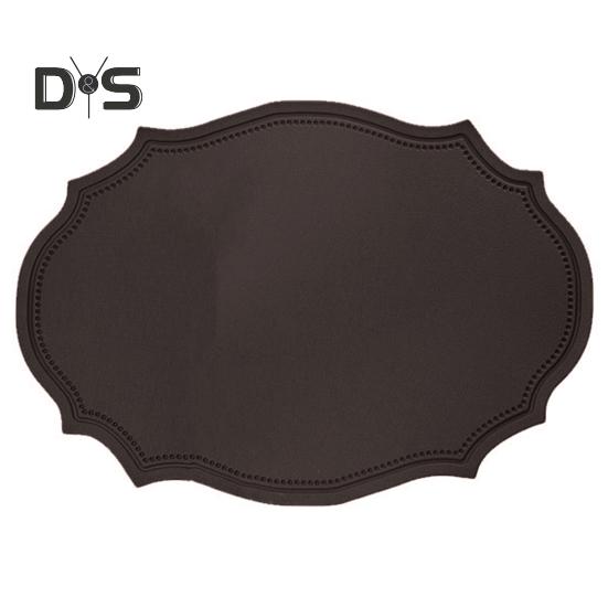 

Термостойкие ПВХ-салфетки, многоразовые нескользящие коврики для стола, водонепроницаемые эллиптические коврики для обеденных столов для кухонного журнального столика кофейный