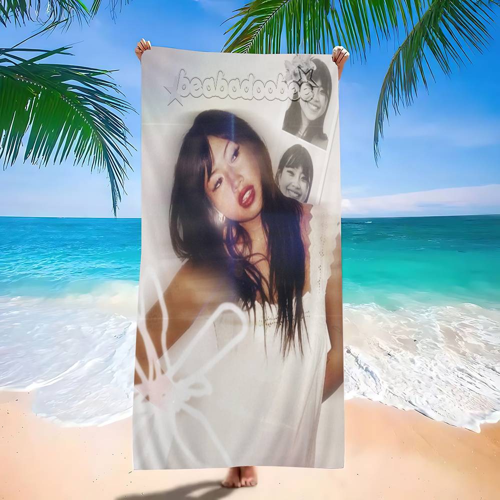 Beatopia Music Album Posters Beabadoobee Star Microfiber Printed Beach Towel Mountain Climbing Beach Swimming Absorbent Towel
