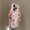 KT Cat Cute Magnetic Apple Suction Case for iPhone 17 Pro Max, 16, 15 Pro, 14 - New Cartoon Style