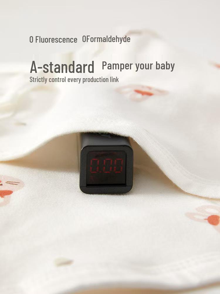 Newborn Baby Long-Sleeve Pure Cotton Top - 0-3 Months, Spring/Autumn