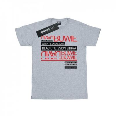 Mens Black Tie White Noise T-Shirt