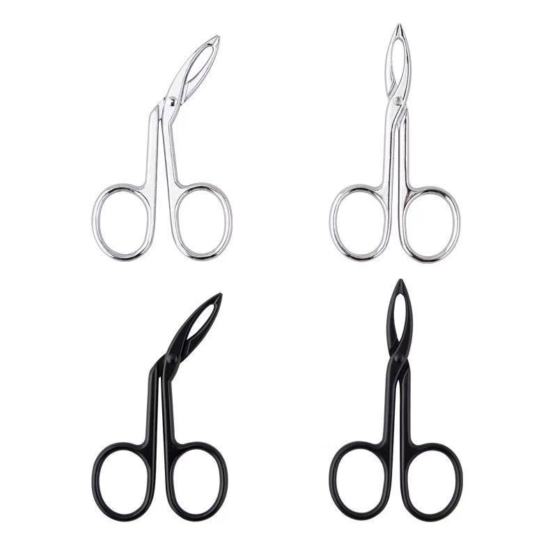 Men's Stainless Steel Tweezers: Straight & Curved Head for Beard and Eyebrow Plucking, Fine Hair Precision Clip, Available Now.