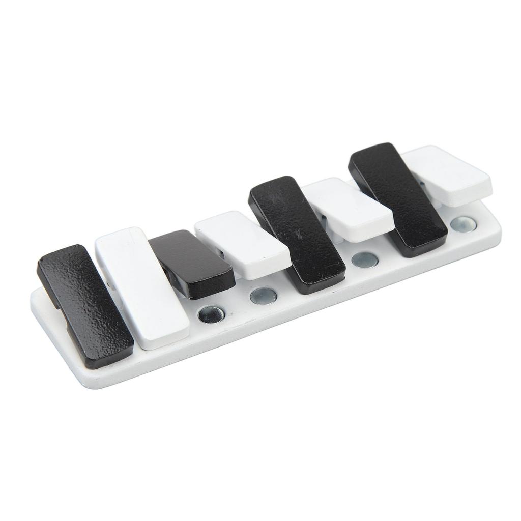 Piano Key Haptic Clicker Toy Zinc Alloy Adult Portable ADHD Slider Anxiety Stress Relief Toy