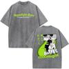 Vintage Washed The Guy She Was Interested in Wasnt A Guy At All T Shirt Men Women Clothing Harajuku Oversized Casual Tshirt