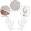 Reusable Cotton Gloves Elastic Soft Gloves for Dry Hand Moisturizing Cosmetic Eczema Hand Spa Coin Jewelry Inspection
