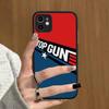 Action Film T-Top G-Gun Matte Transparent Phone Cover For IPhone Case 16 15 14 13 12 11 Pro Max X XS Max Plus
