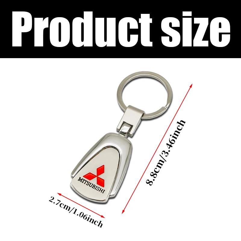 wszm6 JDM Ralliart Style Key Strap Pendant Car Interior Accessories for Mitsubishi Lancer Evolution EVO 10 9 RVR Galant