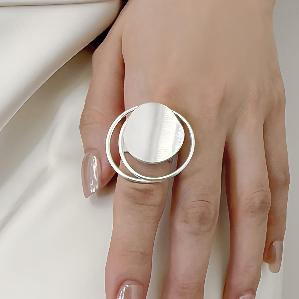 VENTFILLE 925 Sterling Silver Lines Crossing Ring For Women Multi Layers Niche Trend Hyperbole Versatile Jewelry Gift Dropship