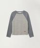 HEEARI Andy Striped Raglan Knit Long Sleeve_Gray