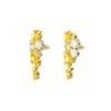 Swarovski Mixed Cut Gema Earrings Women's Gold 5652802