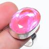 Natural Pink Kunzite Gemstone 925 Sterling Silver Jewelry Ring Size 9.5 AR-17104